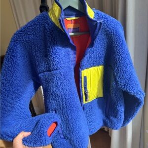 Tory Burch   Blue Fleece Jacket
Barely used